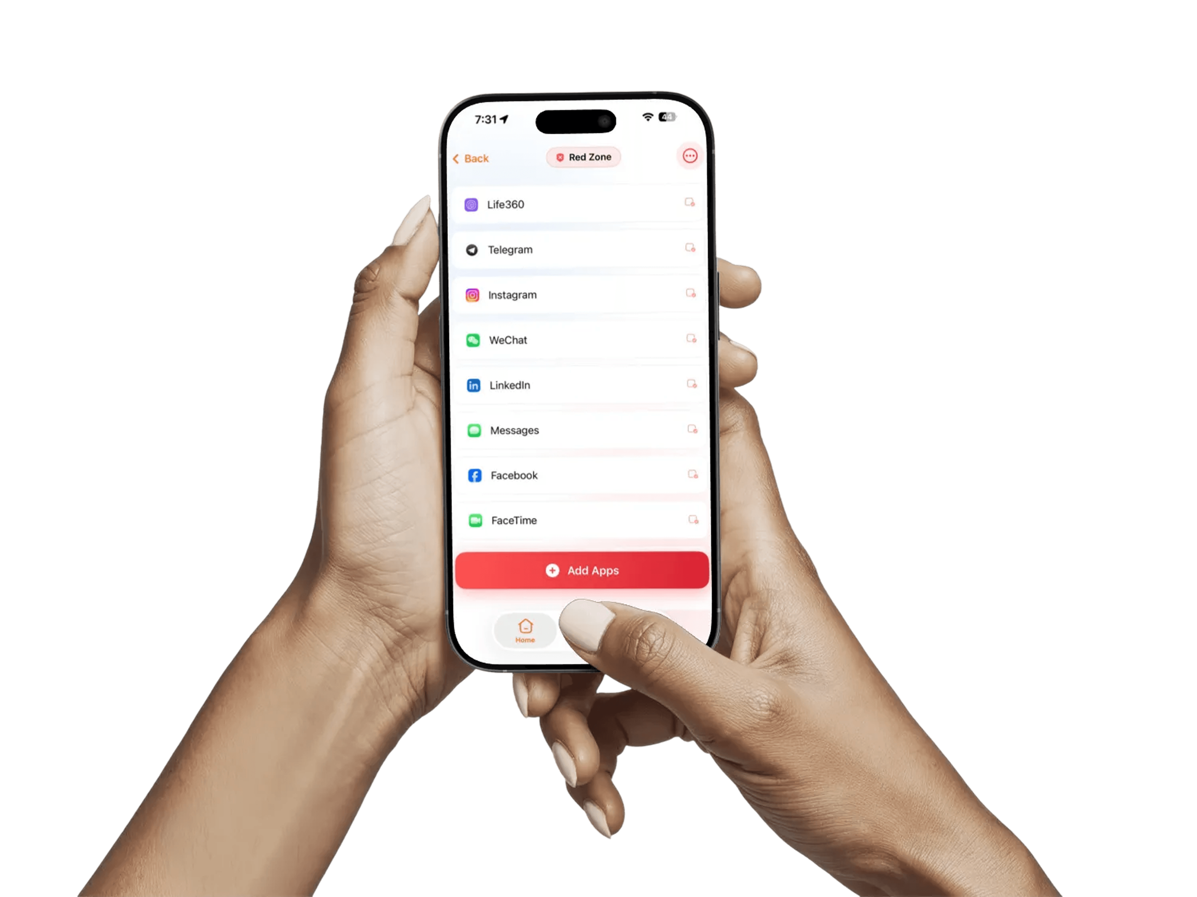 App Blocking Interface